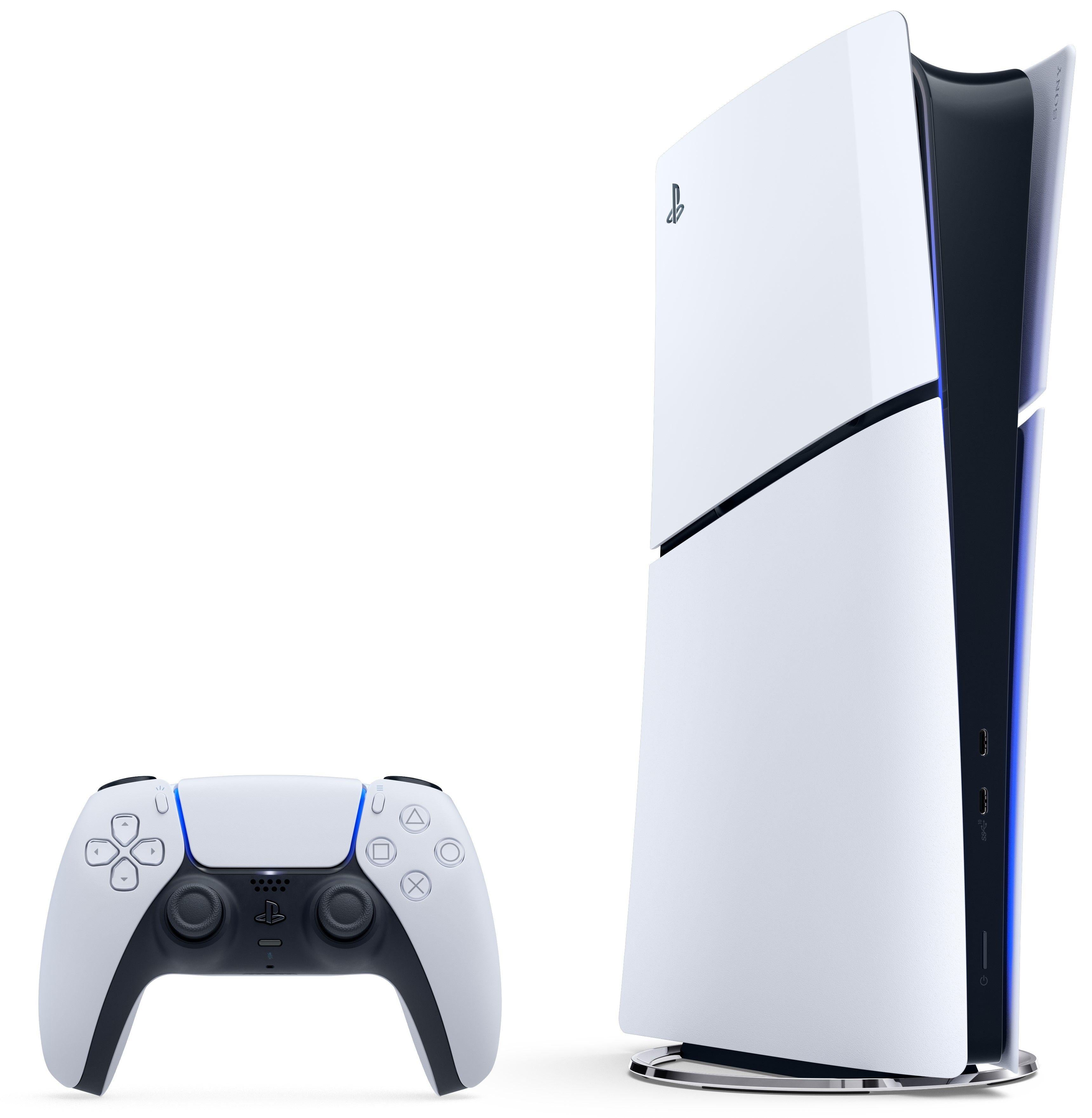 Конзола PlayStation 5 (Slim) - Digital Edition + Fortnite Flowering Chaos