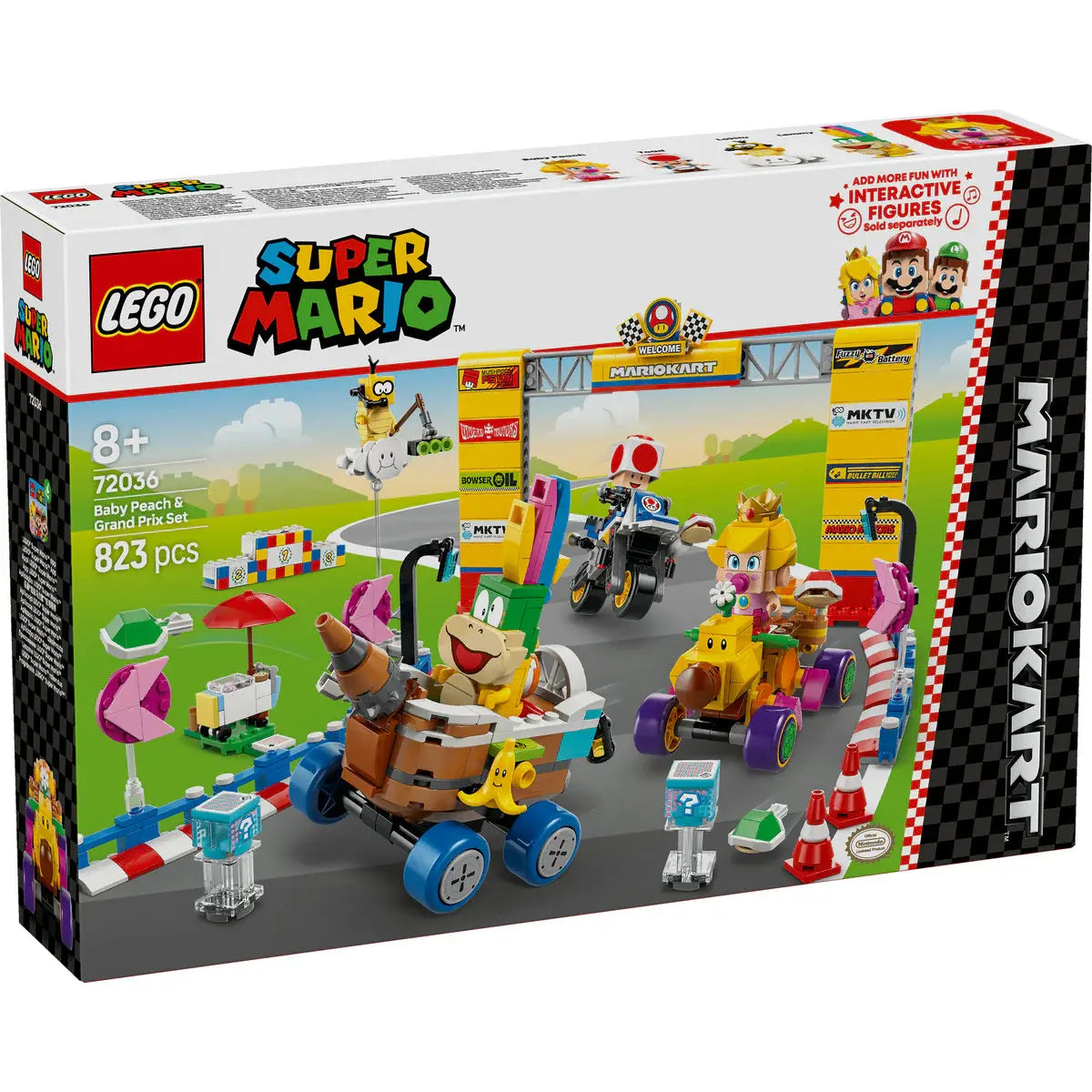 LEGO  Super Mario Mario car - Baby Peach and Grand Prix, 72036