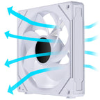 Lian-Li UNI SL-INF Reverse Blade Fan, 140 ARGB PWM, White