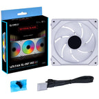 Lian-Li UNI SL-INF Reverse Blade Fan, 140 ARGB PWM, White