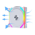 Lian Li UNI FAN SL Wireless ARGB PWM Reverse Blade Fan - 120 mm White