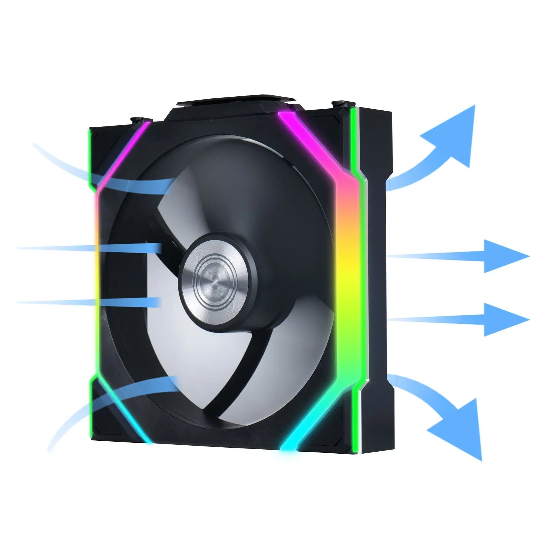 Вентилатори 3бр Lian Li UNI FAN SL Wireless ARGB PWM - 120 mm Черен + Контролер