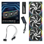 3x Lian Li UNI FAN SL Wireless ARGB PWM - 120mm Black + Controller