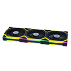 3x Lian Li UNI FAN SL Wireless ARGB PWM - 120mm Black + Controller