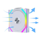 3 pcs Lian Li UNI FAN SL Wireless ARGB PWM Fans - 120mm White + Controller