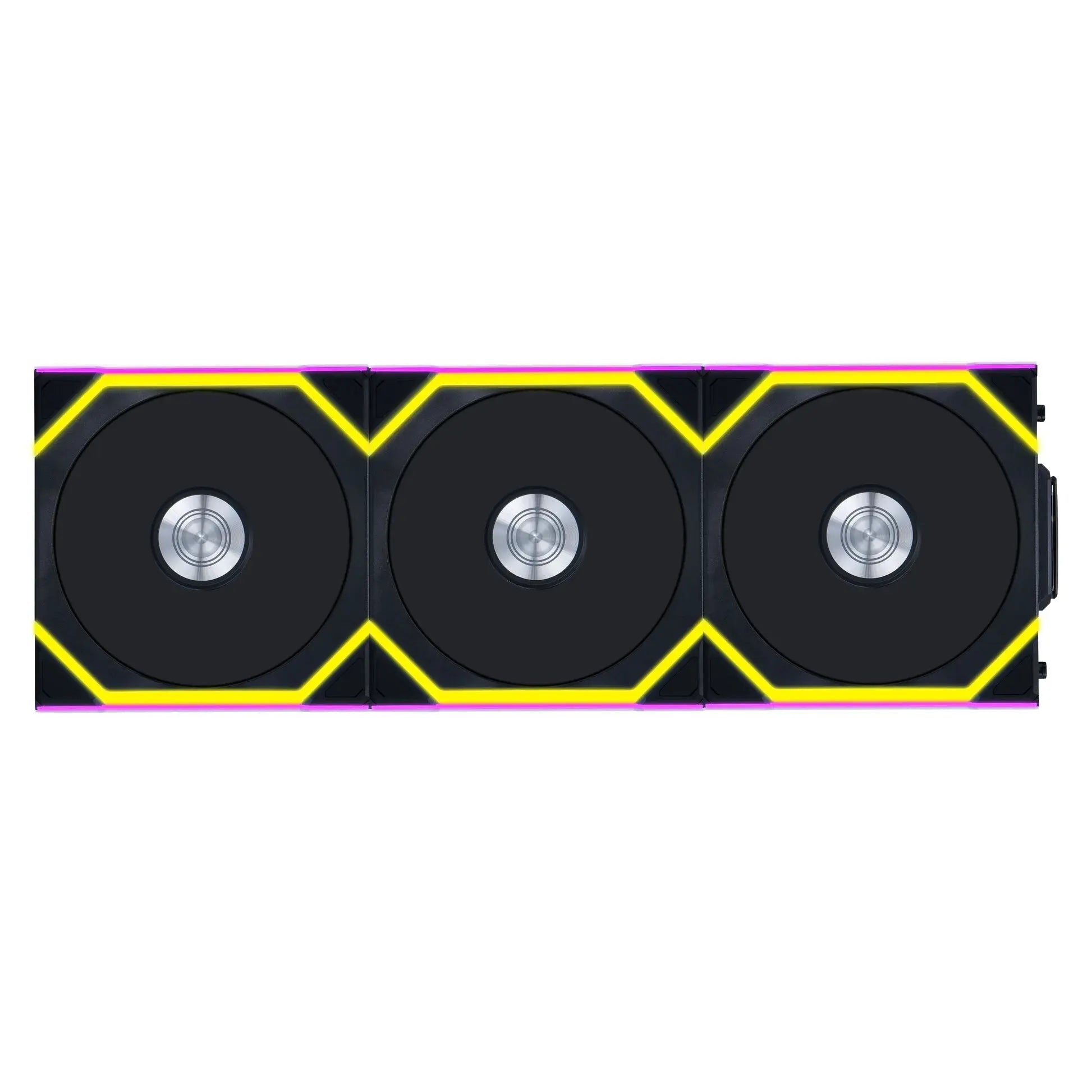 Вентилатори 3бр Lian Li UNI FAN SL Wireless ARGB PWM Reverse Blade - 120 mm Черен + Контролер