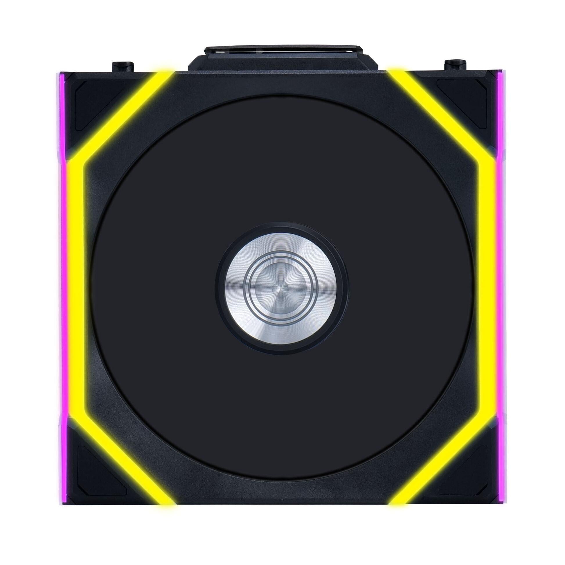Вентилатори 3бр Lian Li UNI FAN SL Wireless ARGB PWM Reverse Blade - 120 mm Черен + Контролер