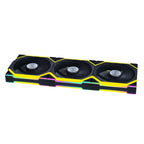 3x Lian Li UNI FAN SL Wireless ARGB PWM Reverse Blade - 120 mm Black + Controller