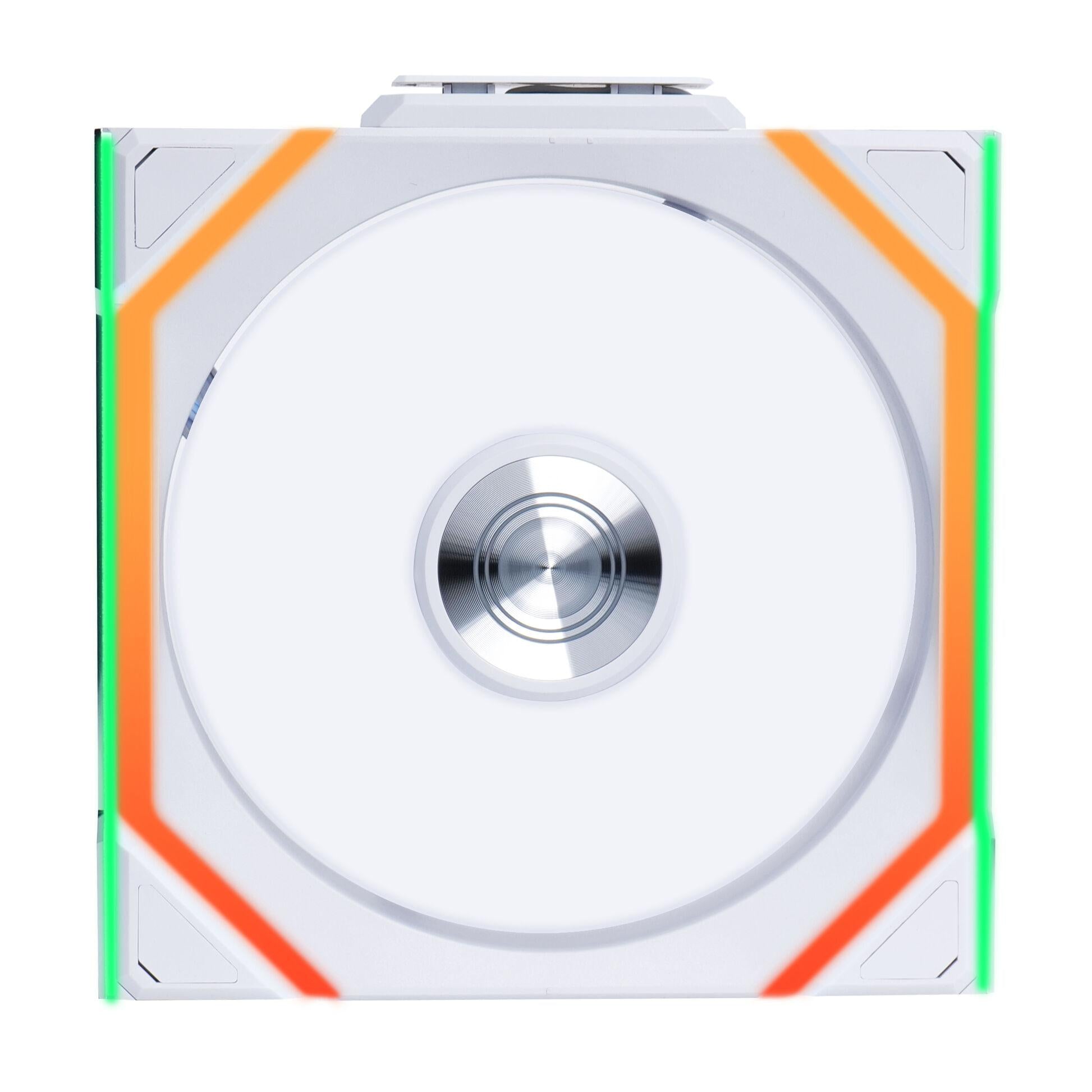Вентилатори 3бр Lian Li UNI FAN SL Wireless ARGB PWM Reverse Blade - 120 mm Бели + Контролер