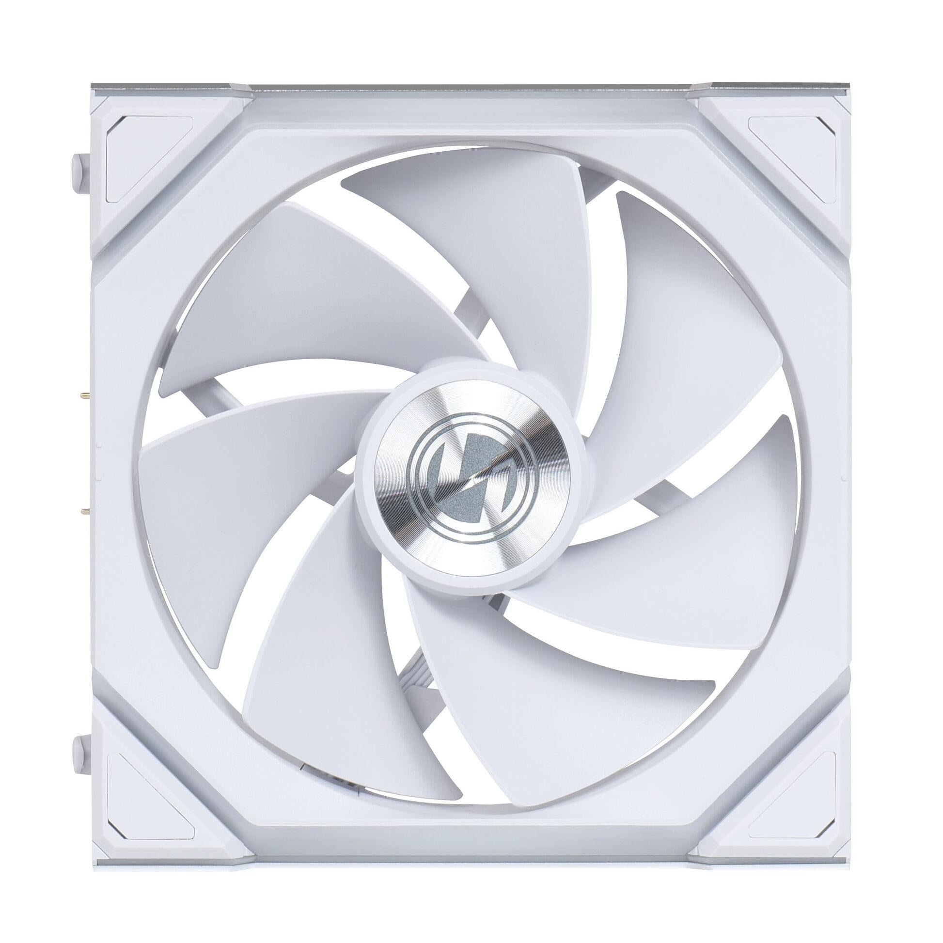Вентилатори 3бр Lian Li UNI FAN SL Wireless ARGB PWM Reverse Blade - 120 mm Бели + Контролер