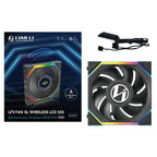 Lian Li UNI FAN SL Wireless LCD ARGB PWM Fan - 120mm Black