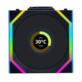 Вентилатор Lian Li UNI FAN SL Wireless LCD Reverse Blade ARGB PWM - 120 mm Черен