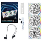 3x Lian Li UNI FAN SL Wireless LCD ARGB PWM Fans - 120mm White