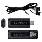 Fans 3 pcs Lian Li UNI FAN SL-INF Wireless ARGB PWM Reverse - 120 mm Black + Controller