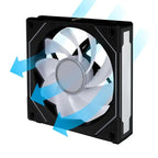Lian-Li UNI SL-INF 120 ARGB Reverse Blade PWM Fan Set + Controller - Black