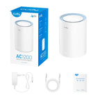 Cudy M1200 2 Wireless Mesh System, AC1200 Dual Band, 2.4/5 GHz, 300 - 867 Mbps, 1 piece