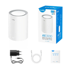 Wireless MESH System Cudy M3000, 1 pc, AX3000 Dual Band, 2.4/5 GHz, 574 - 2402 Mbps