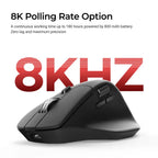 Keychron M6S-A23 8000Hz Wireless Mouse - Black