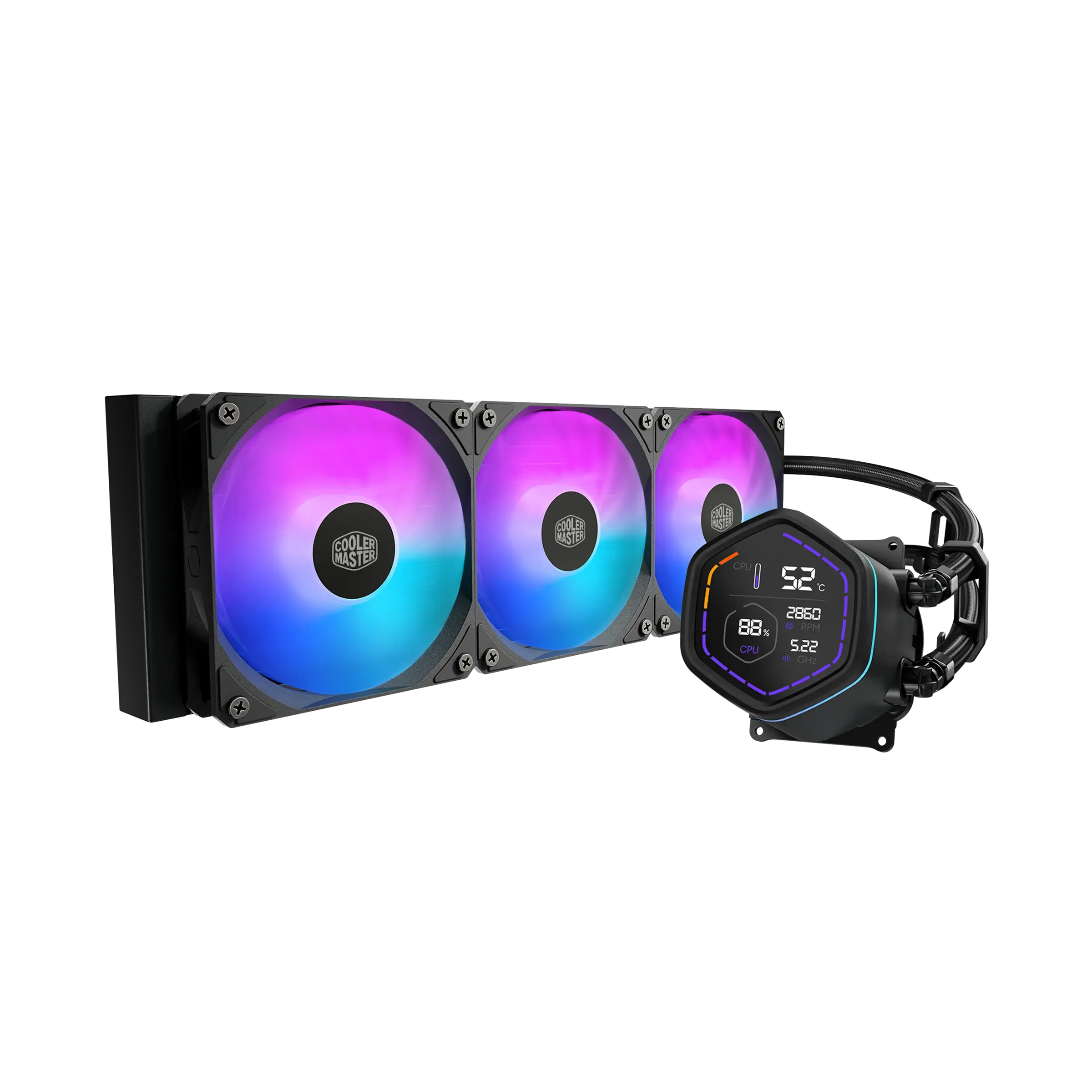 CPU Cooler Cooler Master MASTERLIQUID CORE NEX DIGITAL 360 - Black