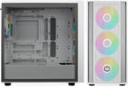 CoolerMaster MasterBox 600 - White ARGB Case