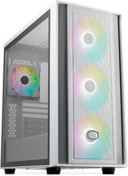 CoolerMaster MasterBox 600 - White ARGB Case