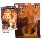 Marvel Human Torch 1:6th Scale Collectible Figure with Scene (Marvel 2-in-One #10)