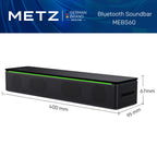 METZ Bluetooth Speaker Sound 2 Mini /soundbar/, 10W, LED, FM radio, SD slot