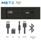 METZ Bluetooth Speaker Sound 2 Mini /soundbar/, 10W, LED, FM radio, SD slot