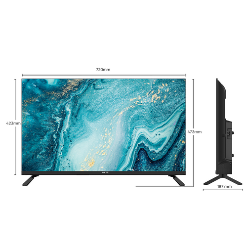 METZ 40MTE2000Z 40" HD LED TV, Black