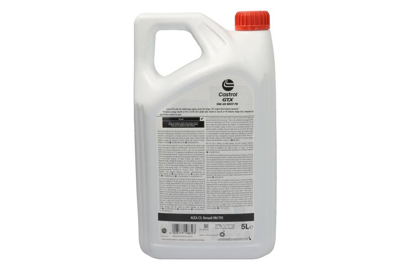 CASTROL GTX 0W20 RN17FE 5L