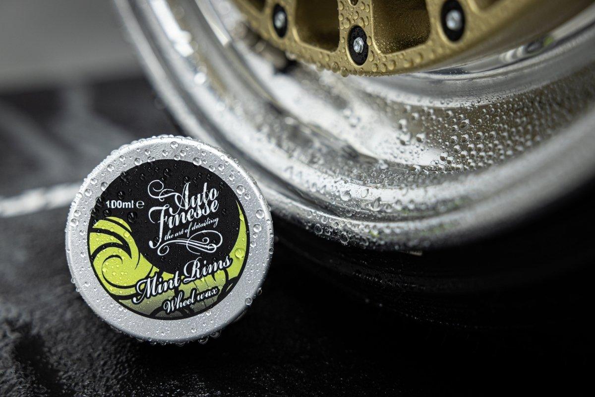 Auto Finesse Mint Rims Wheel Wax – топлоустойчив синтетичен восък за джанти, 100 ml