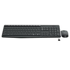 Wireless keyboard and mouse set Logitech MK235, Dark grey
