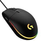 Gaming Mouse Logitech G203, Optical (8000 dpi), USB, RGB, Black