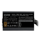 Cooler Master MWE Gold V3 650W 80+ Bronze, ATX 3.1 Power Supply