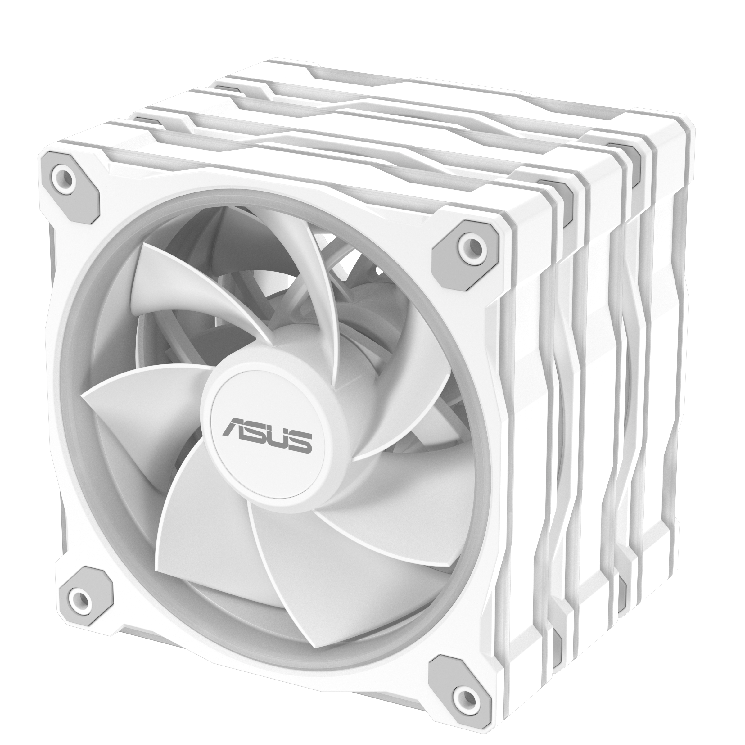 Комплект Вентилатори 3в1 ASUS PRIME MR120 ARGB Reverse White Edition