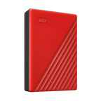 Външен хард диск Western Digital My Passport, 4TB, 2.5" - Червен
