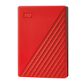 Външен хард диск Western Digital My Passport, 4TB, 2.5" - Червен