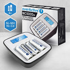 Charger NIMH R6,03 AA/AAA with microprocessor NC1000M EVERACTIVE