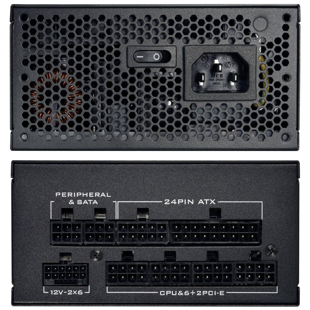 Захранващ блок Lian Li SP750 V2 Black 750W 80+ Gold PCIe 5.1, ATX 3.1