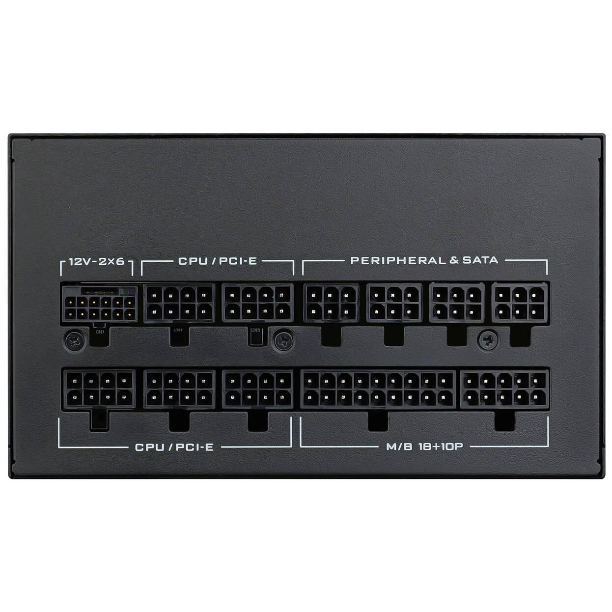 Захранващ блок Lian Li SX1000P Black 1000W 80+ Platinum PCIe 5.1, ATX 3.1