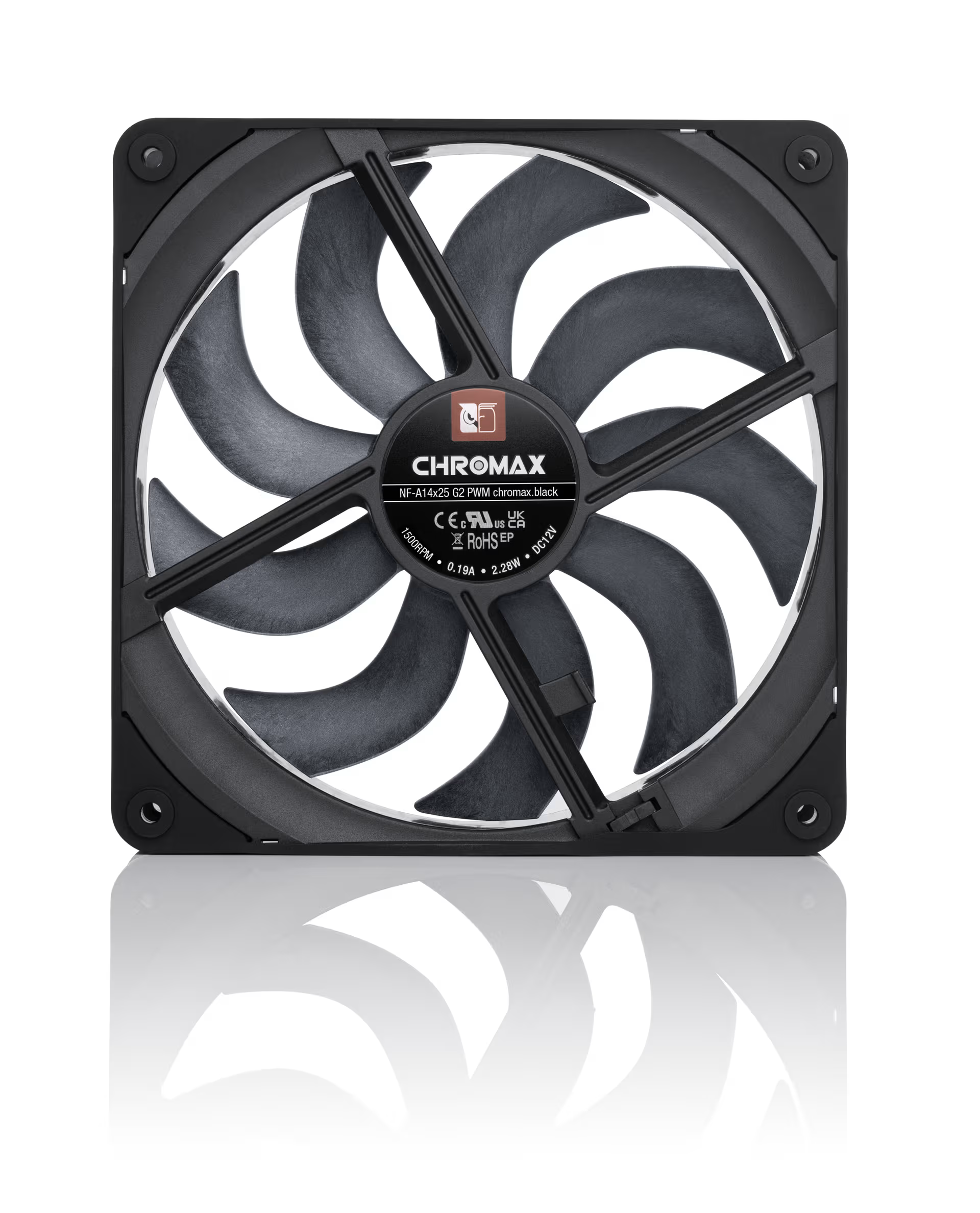 Вентилатор Noctua A14x25 G2 PWM chromax.black