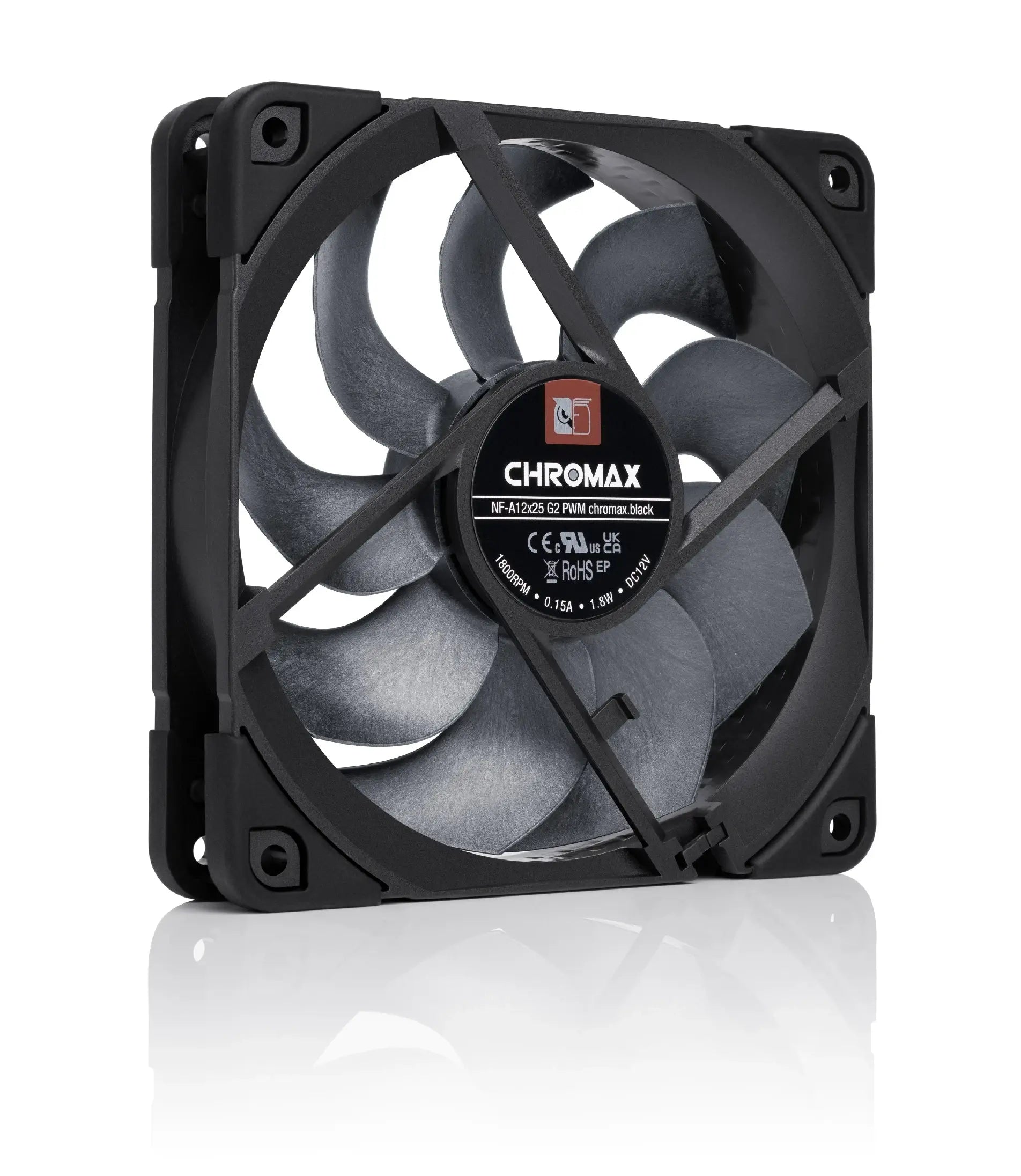 Noctua NF-A12x25 G2 PWM chromax.black Fan, 120mm