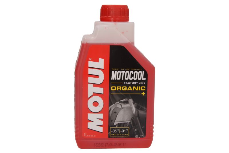 Антрифиз MOTUL MOTOCOOL FACTORY LINE, 1L, червен, готов за употреба