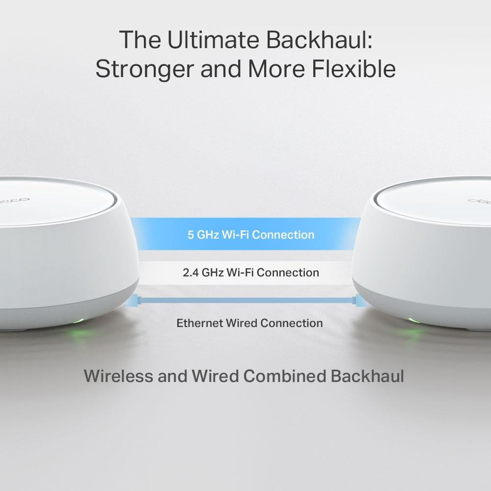 Меш система TP-LINK Deco BE25 (3-pack), BE3600, 2x 2.5GbE, Wi-Fi 7