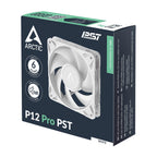 ARCTIC P12 Pro PST White Fan - 120mm PWM