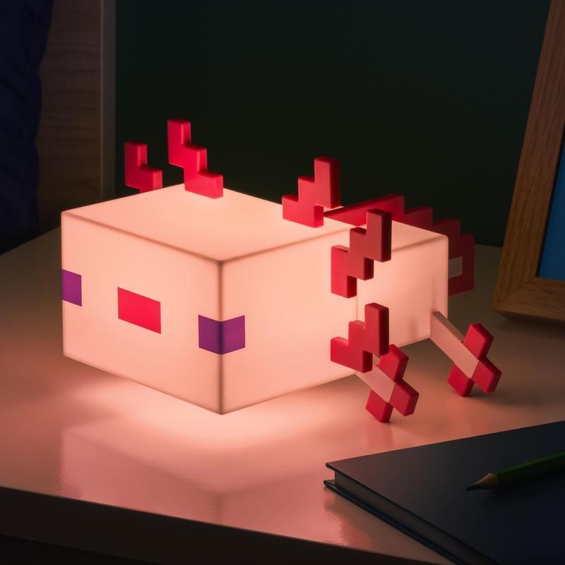 Лампа Paladone: Minecraft - Axolotl Light, PP11743MCFV2