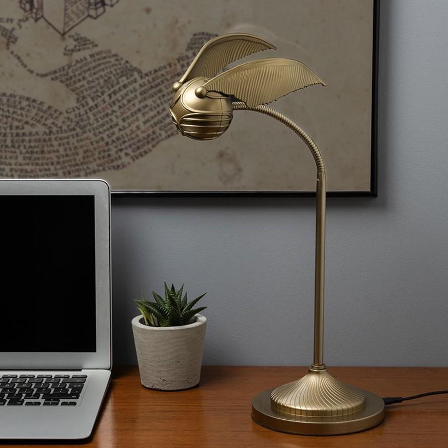 Лампа Paladone: Harry Potter - Golden Snitch Posable Desk Lamp, PP12796HP
