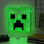 Paladone Lamp: Minecraft - Creeper Wall Mountable LED Neon Light, PP14020MCFVN