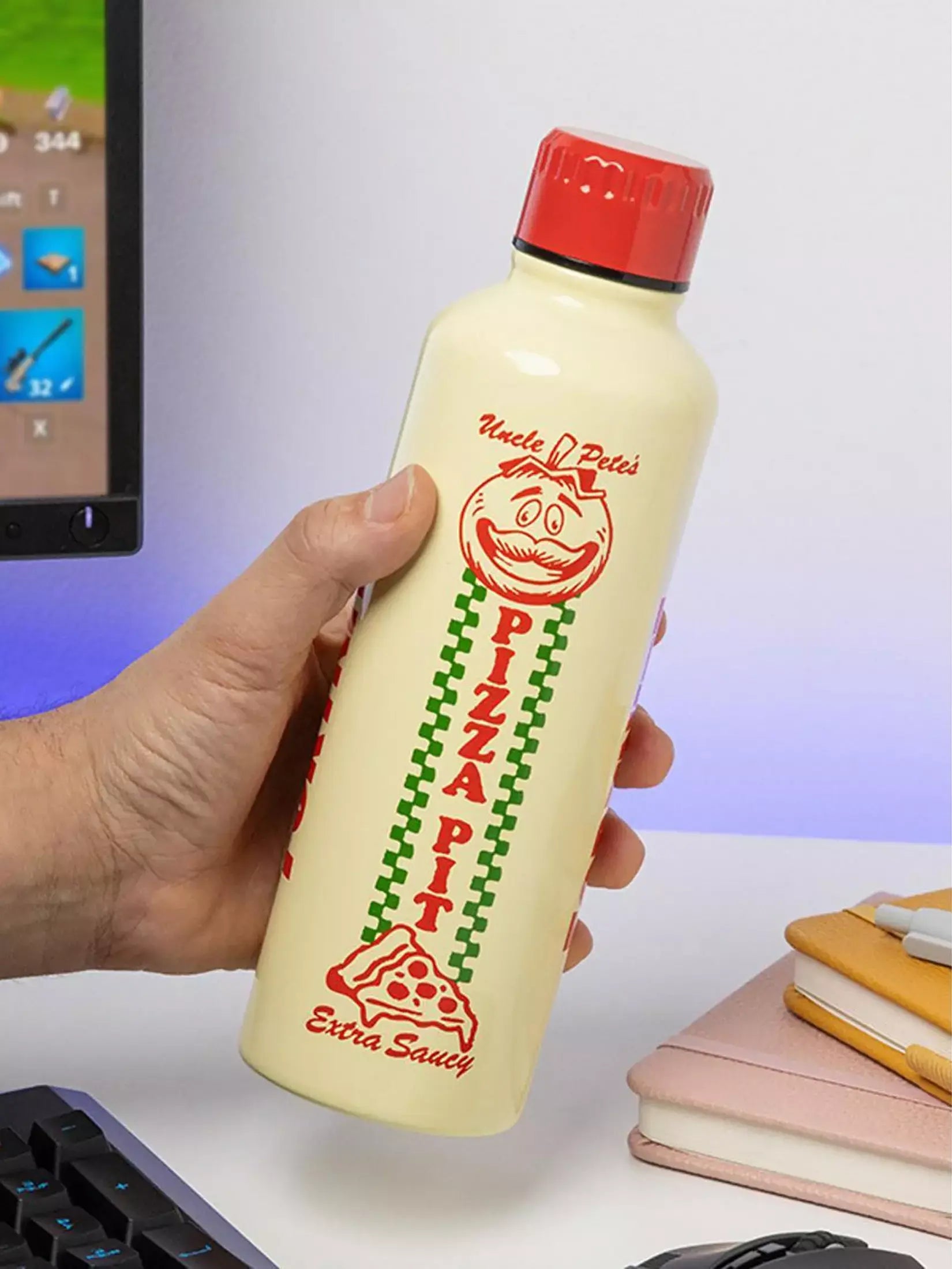 Бутилка за вода Paladone: Fortnite - Metal Water Bottle (PP14736FO)