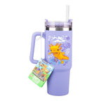 Paladone Cup: Minecraft - Purple 900ml Multiway Travel Cup Straw, PP14948MCF